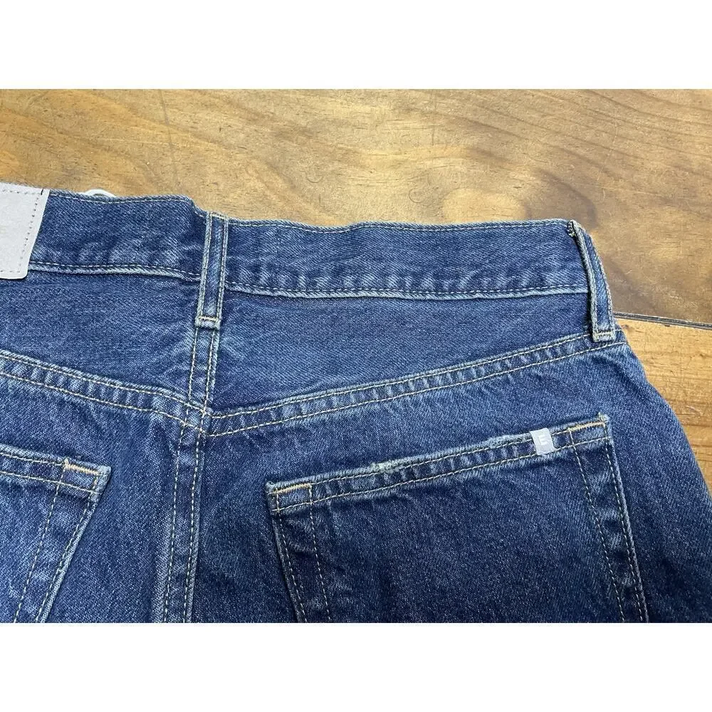 Everlane The Ridged Way-High Short Organic Cotton Distressed Womens Size 26 NWT - Picture 9 of 14